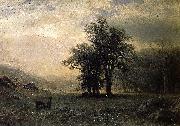 Albert Bierstadt The Open Glen, New England oil painting on canvas